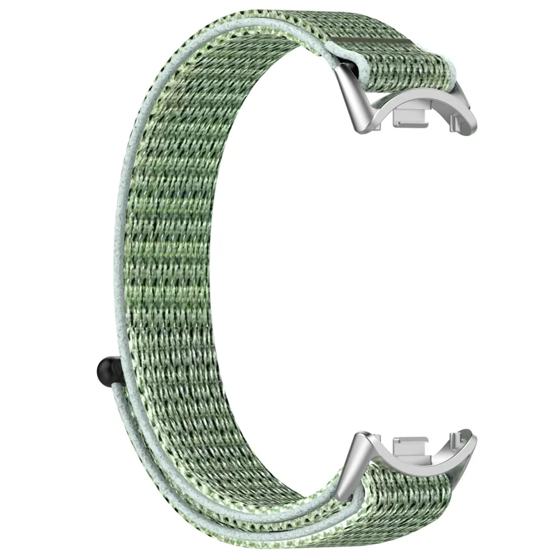 KALEBOL Per Xiaomi Smart Band 9 / 8 Cinturino in Nylon con Nastro Magico di Ricambio - Verde Mare