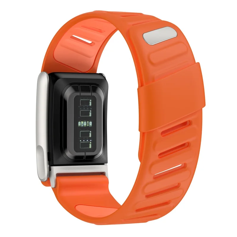 WHOOP MG Ersatzband Doppelfarbiges Design Silikonarmband - Orange / Hellrosa