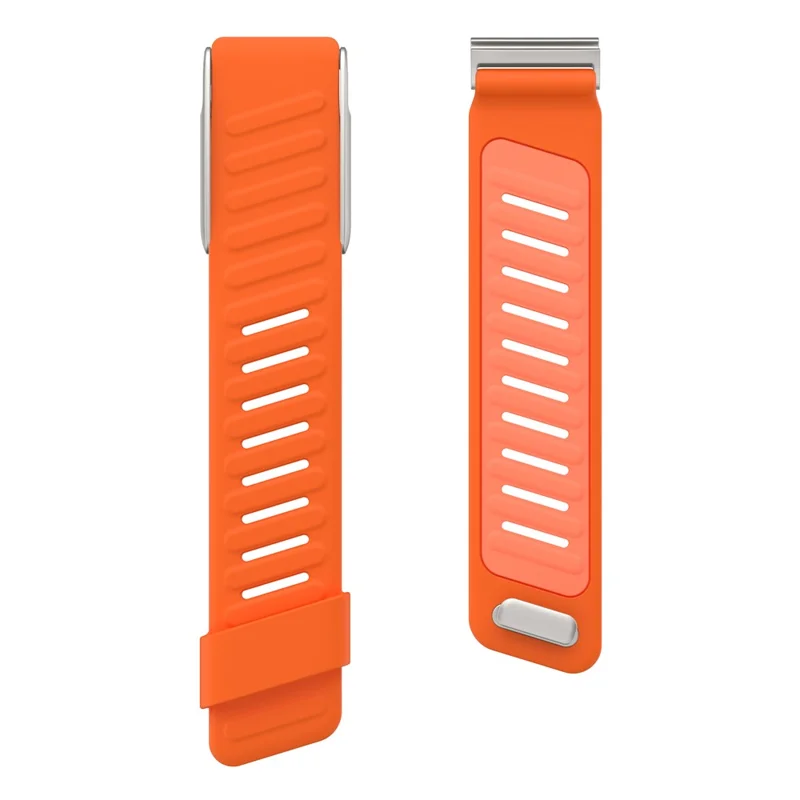 WHOOP MG Ersatzband Doppelfarbiges Design Silikonarmband - Orange / Hellrosa