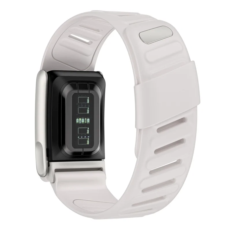 For WHOOP LIFE Replacement Strap Dual Color Design Silicone Watch Band - Starlight