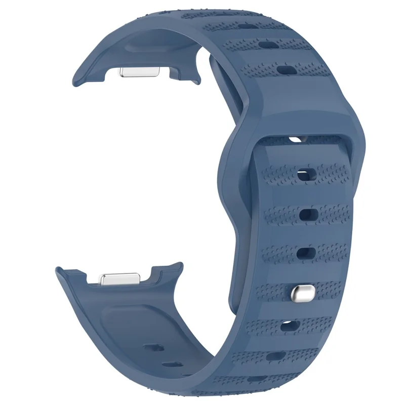 Dot Pattern Watch Band for Samsung Galaxy Watch8 44mm / 40mm / Watch8 Classic 46mm Silicone Replacement Strap - Navy Blue