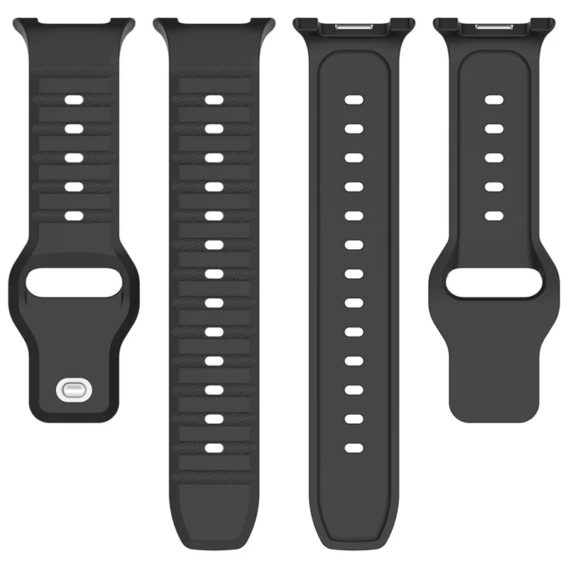 Dot Pattern Watch Band for Samsung Galaxy Watch8 44mm / 40mm / Watch8 Classic 46mm Silicone Replacement Strap - Red