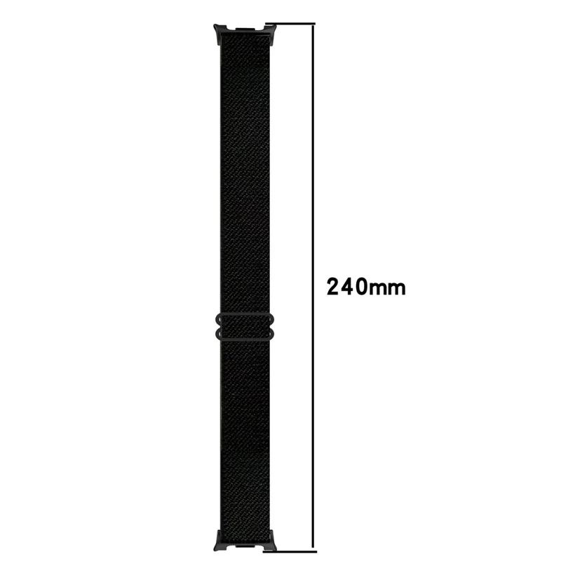 Bracelet de montre en nylon pour Samsung Galaxy Watch8 44mm / 40mm / Watch8 Classic 43mm / 47mm / Watch Ultra 2 Bracelet élastique - Imprimé léopard