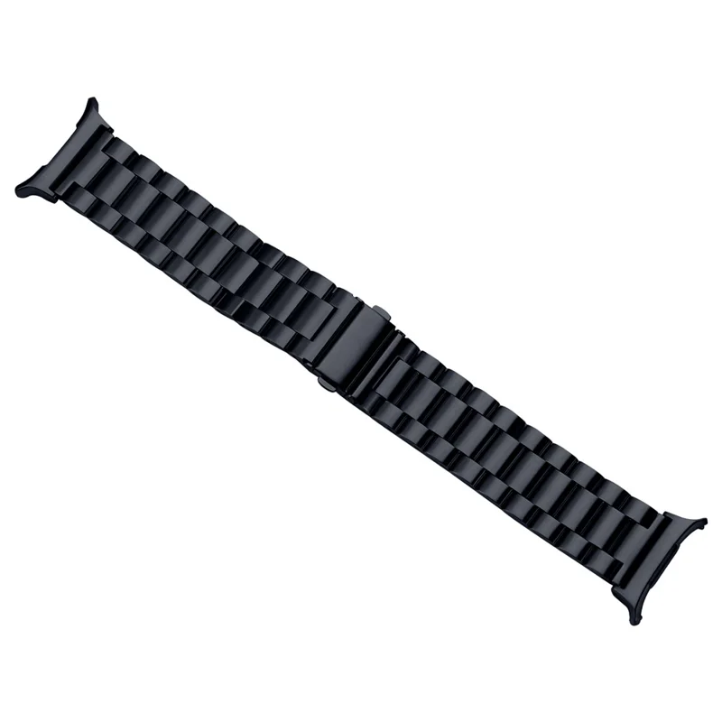 Bracelet de montre en métal à 3 rangées pour Samsung Galaxy Watch Ultra 2 / Watch8 44mm / 40mm / Watch8 Classic 43mm / 47mm, Gris Foncé