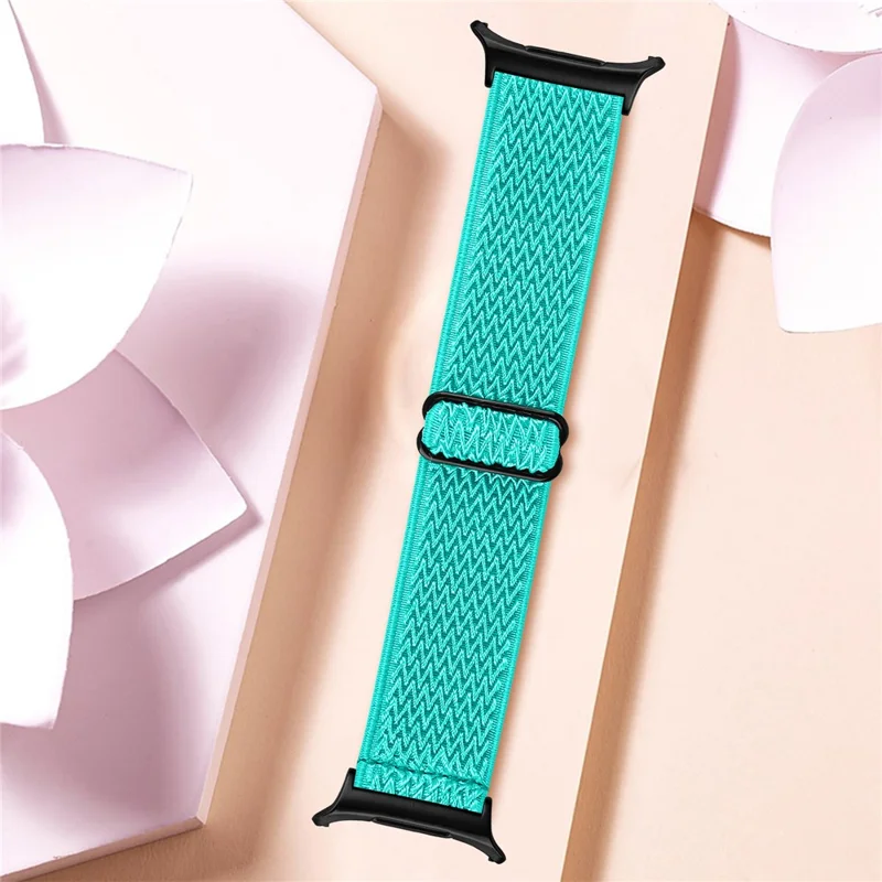 Banda elástica para Samsung Galaxy Watch Ultra 2 / Watch8 44mm / 40mm / Watch8 Classic 43mm / 47mm Correa con Conector Negro - Verde Menta