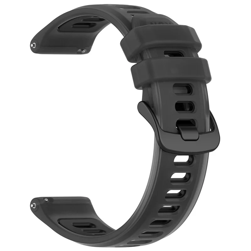 Cinturino di ricambio per Garmin Forerunner 570 47mm / 970 / 265 / 265 Music / Venu 3 Design Jelly Color Morbido Cinturino in TPU - Nero