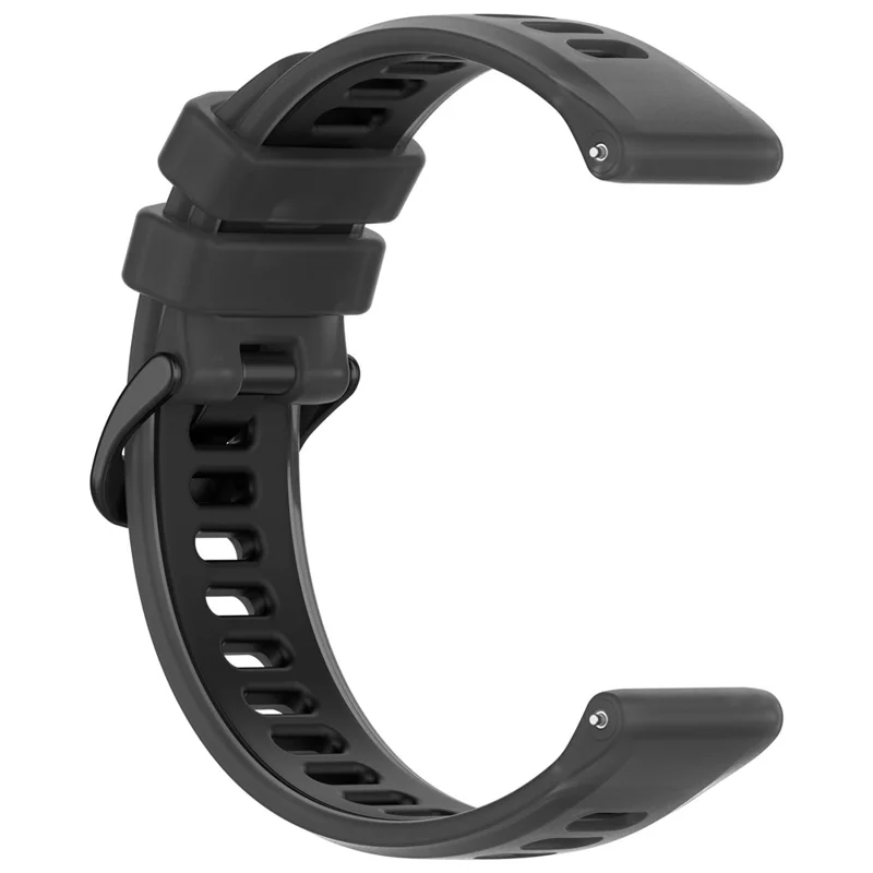 Cinturino di ricambio per Garmin Forerunner 570 47mm / 970 / 265 / 265 Music / Venu 3 Design Jelly Color Morbido Cinturino in TPU - Nero