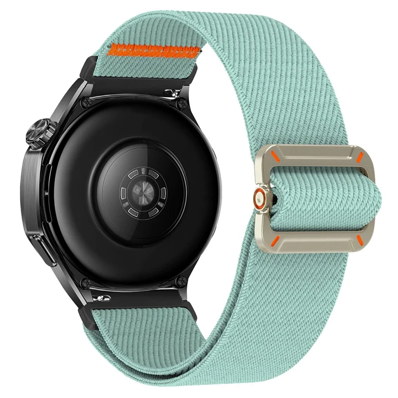 For Samsung Galaxy Watch7 44mm / 40mm Nylon Watch Band 20mm Elastic Wrist Strap - Light Blue