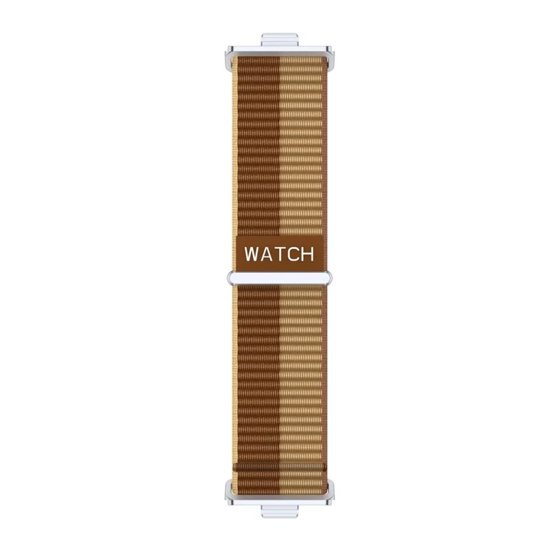 Watch Strap for Huawei Watch Fit 4 Pro / Fit 4 / Fit 3 Adjustable Nylon Loop Band - Brown