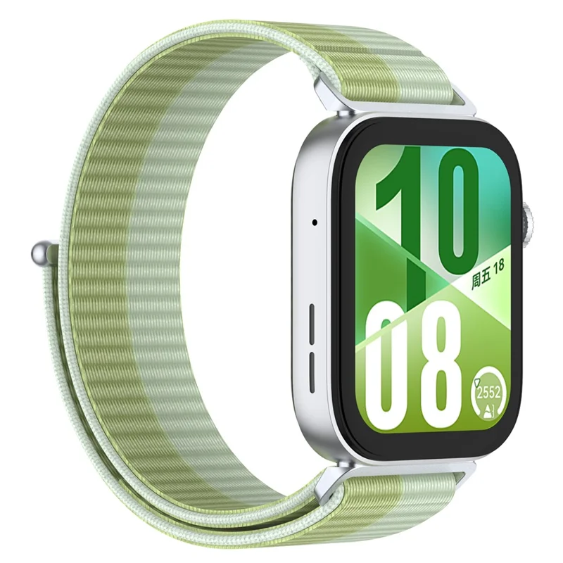 Watch Strap for Huawei Watch Fit 4 Pro / Fit 4 / Fit 3 Adjustable Nylon Loop Band - Mint Green