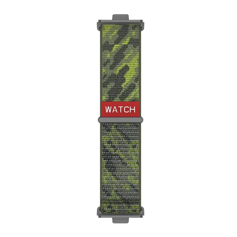 Watch Strap for Huawei Watch Fit 4 Pro / Fit 4 / Fit 3 Adjustable Nylon Loop Band - Green Camouflage