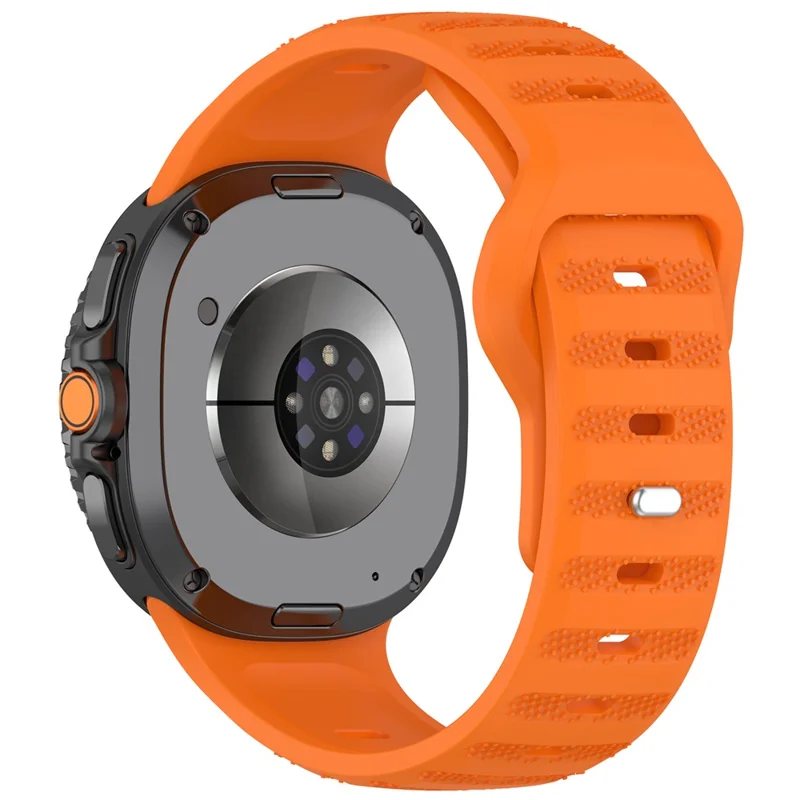 Ersatzarmband für Samsung Galaxy Watch Ultra 2 / Watch8 / Watch8 Classic Punktmuster Silikon Uhrenarmband - Orange