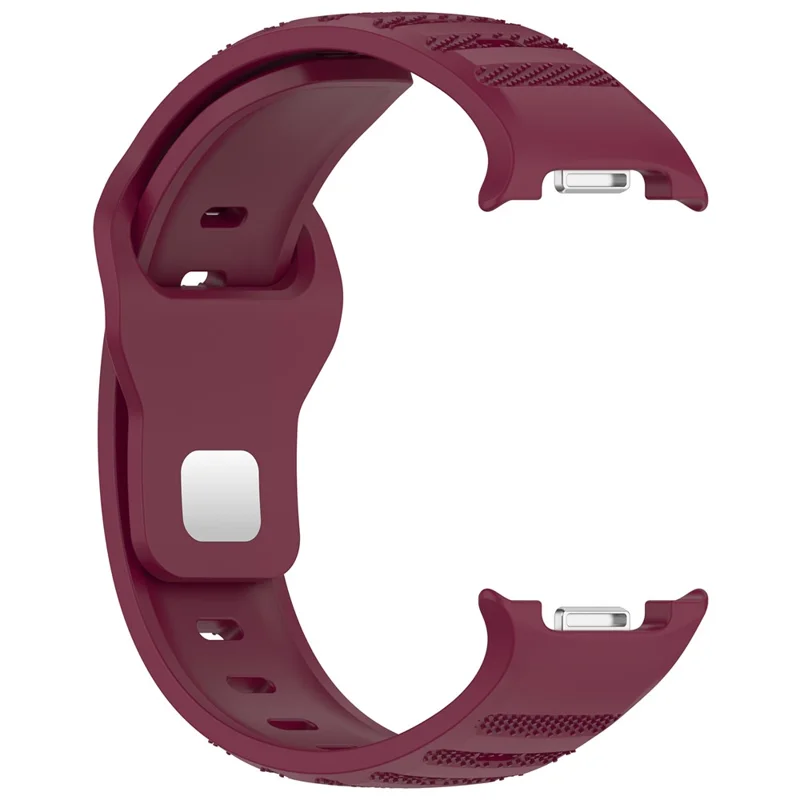 Replacement Strap for Samsung Galaxy Watch8 44mm / 40mm / Watch8 Classic 46mm Dot Pattern Silicone Watch Band - Wine Red