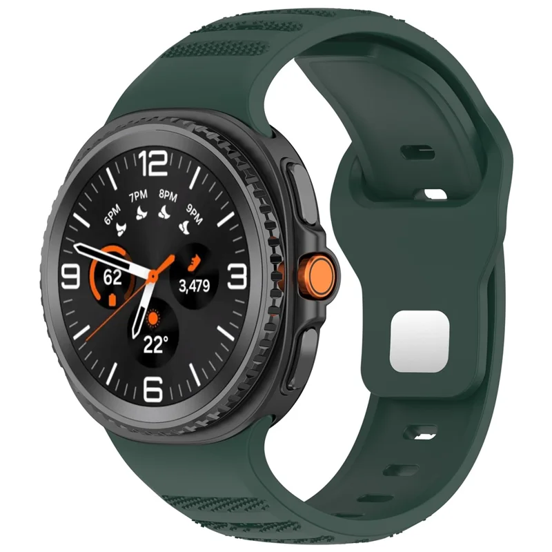 Replacement Strap for Samsung Galaxy Watch8 44mm / 40mm / Watch8 Classic 46mm Dot Pattern Silicone Watch Band - Green