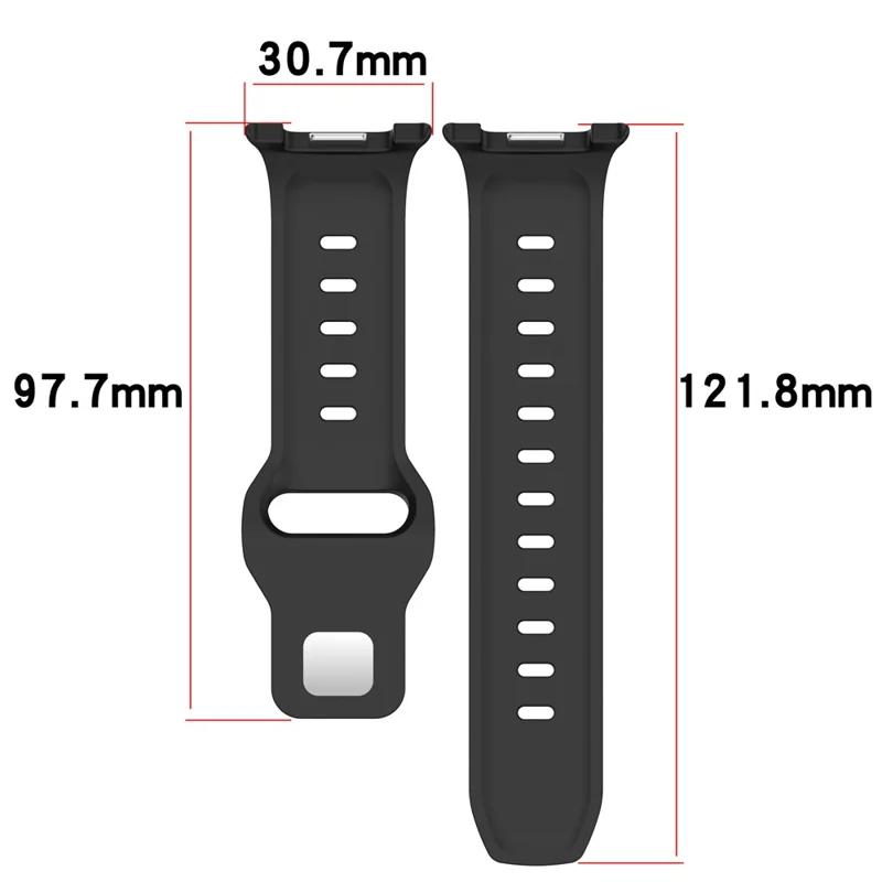 Replacement Strap for Samsung Galaxy Watch Ultra 2 / Watch8 / Watch8 Classic Dot Pattern Silicone Watch Band - Starlight / Orange