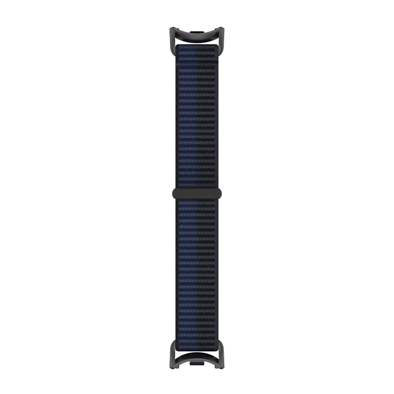 Wrist Strap for Xiaomi Smart Band 10 / 9 / 8 Magic Tape Nylon Loop Watch Band - Dark Blue