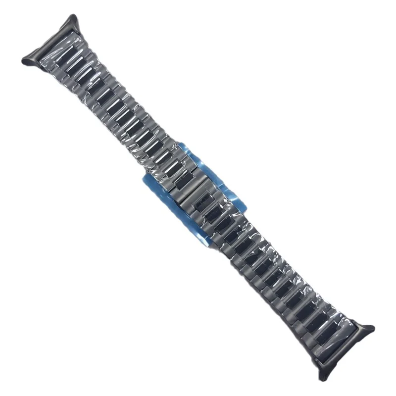 Titanium Alloy Watch Strap for Samsung Galaxy Watch8 44mm / 40mm / Watch8 Classic 46mm Butterfly Buckle Wrist Band - Black