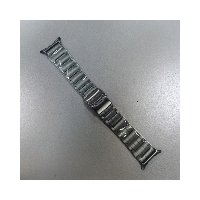 Wrist Band for Samsung Galaxy Watch8 44mm / 40mm / Watch8 Classic 46mm 5-Bead Titanium Alloy Watch Strap - Black