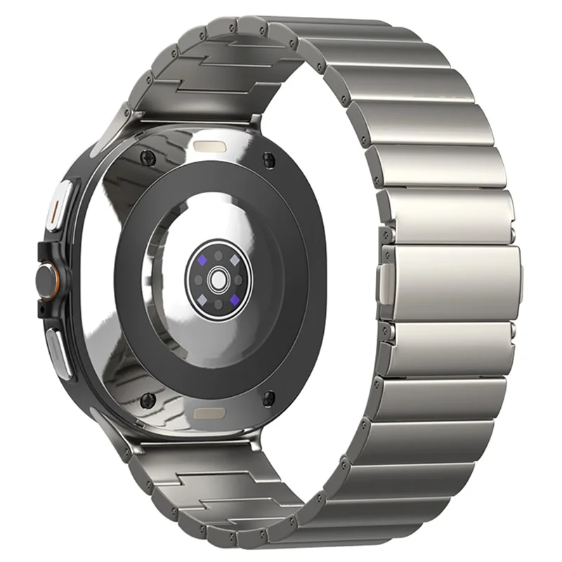 Bracelet pour Samsung Galaxy Watch8 44mm / 40mm / Watch8 Classic 47mm Titanium Bracelet à 1 Perle - Titane