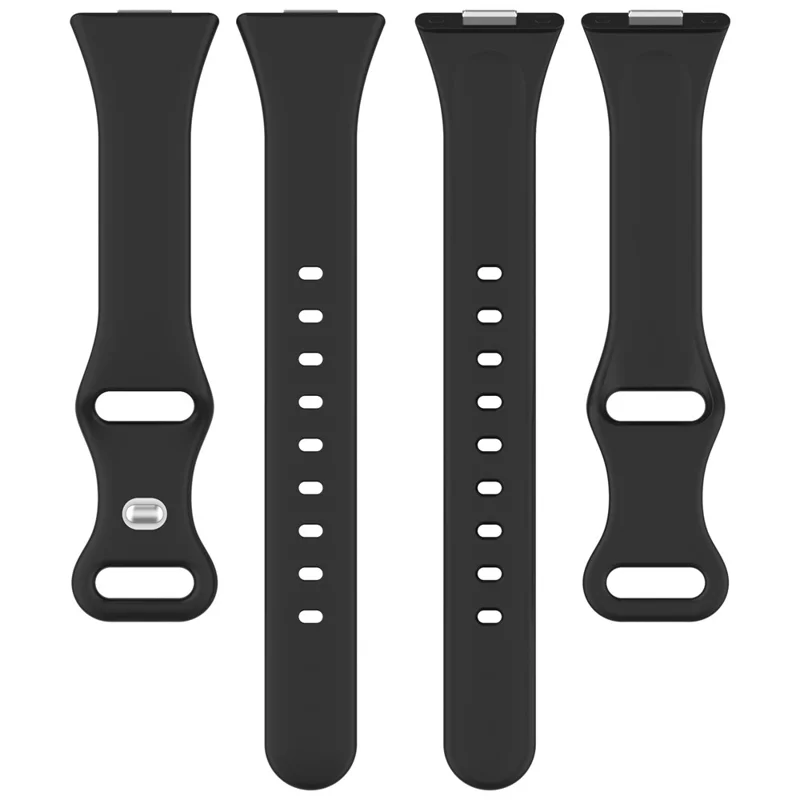 KALEBOL Pulseira de Silicone para Huawei Watch Fit 4 Pro / Fit 4 / Fit 3 com Fivela Borboleta - Preto