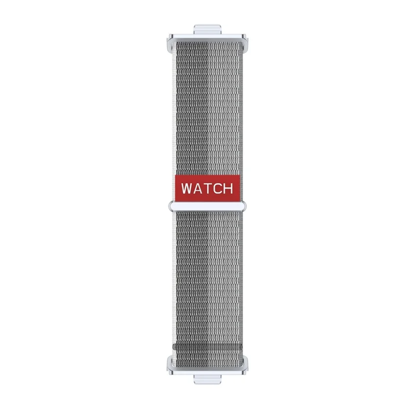 Pulseira KALEBOL para Huawei Watch Fit 4 Pro / Fit 4 / Fit 3 - Banda de Laço de Nylon Ajustável - Prata