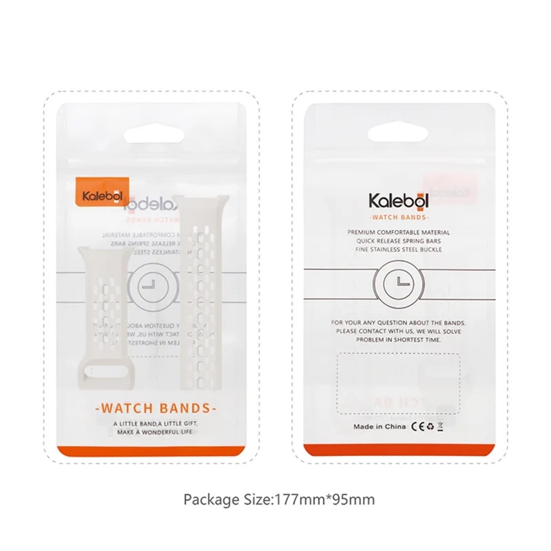 KALEBOL Pulseira de Reposição para Samsung Galaxy Watch8 44mm / 40mm / Watch8 Classic 47mm Design com Furos Pulseira de Silicone - Starlight