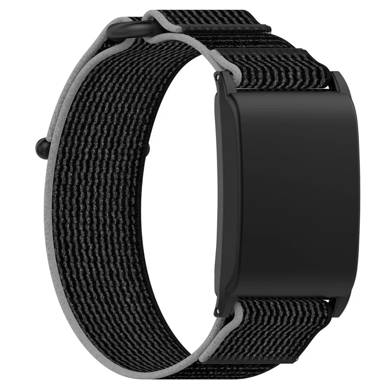 Bande Magique pour WHOOP 5.0 LIFE MG / 5.0 One / 5.0 Peak / 4.0 / 3.0 Bracelet de Poignet Élégant en Nylon - Noir / Gris