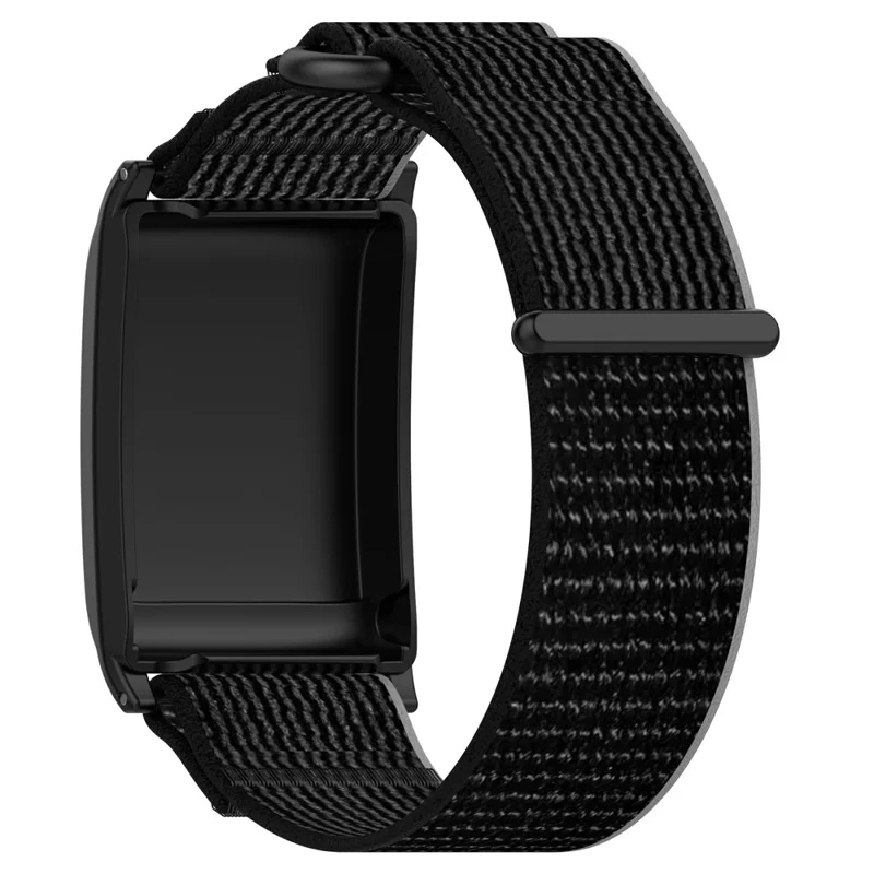 Bande Magique pour WHOOP 5.0 LIFE MG / 5.0 One / 5.0 Peak / 4.0 / 3.0 Bracelet de Poignet Élégant en Nylon - Noir / Gris