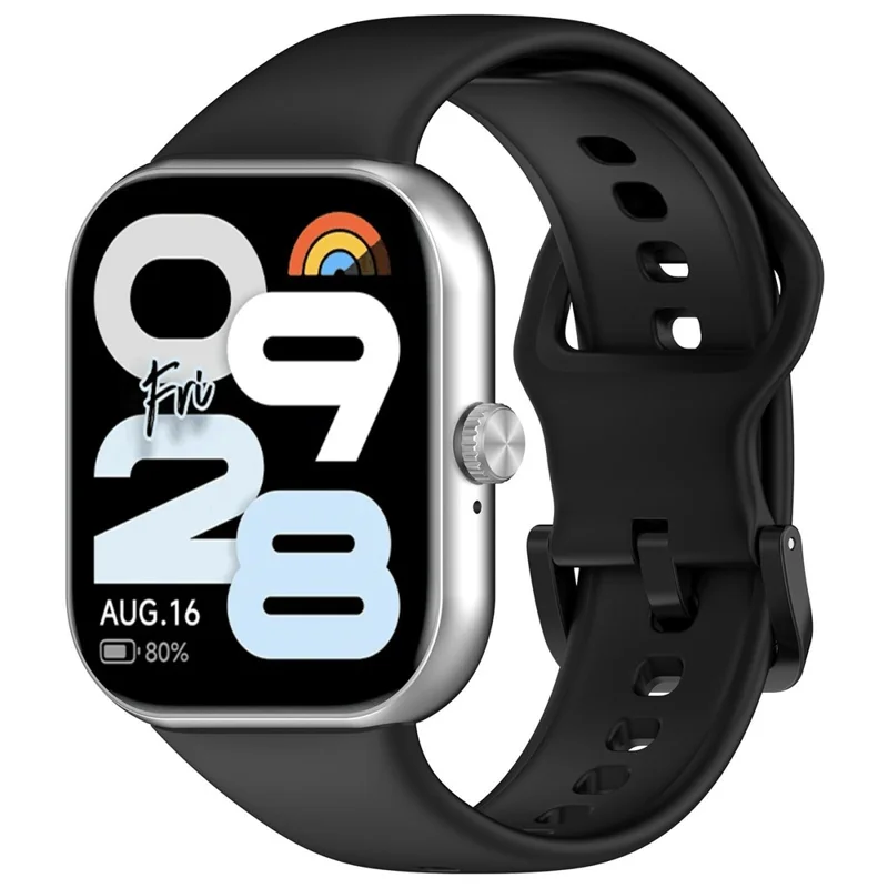For Xiaomi Redmi Watch Move Adjustable Watch Strap Sports Silicone Wrist Band - Black