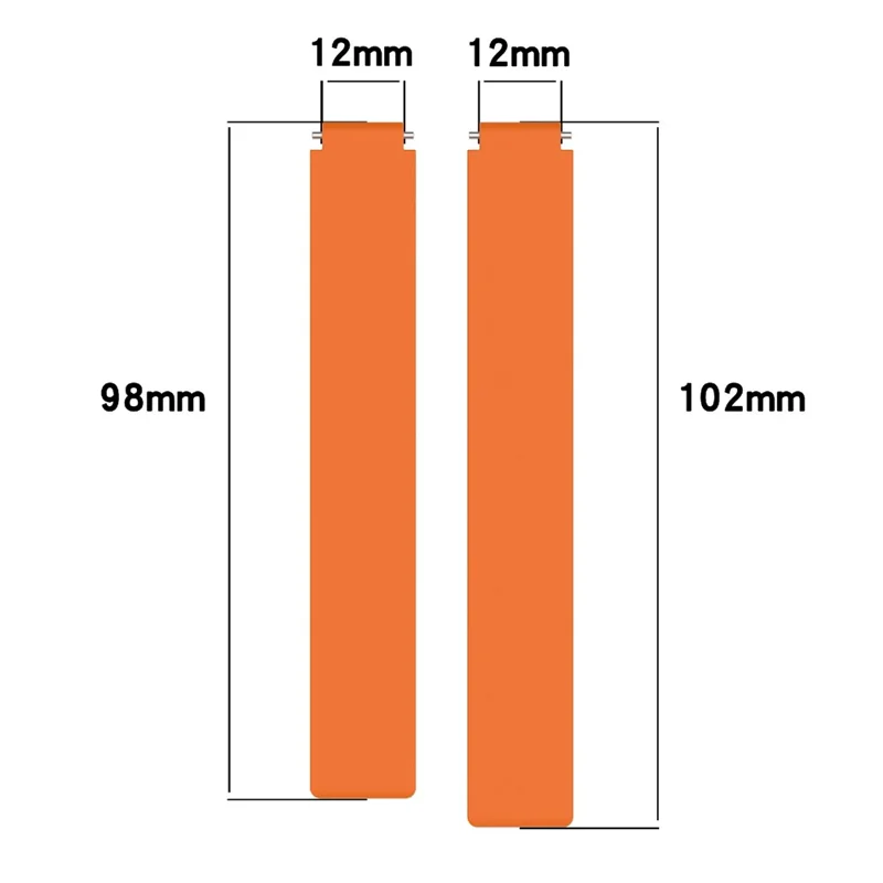 Para Xiaomi Smart Band 10 Pulseira de Silicone Substituição Magnética Pulseira de Relógio - Starlight / Laranja