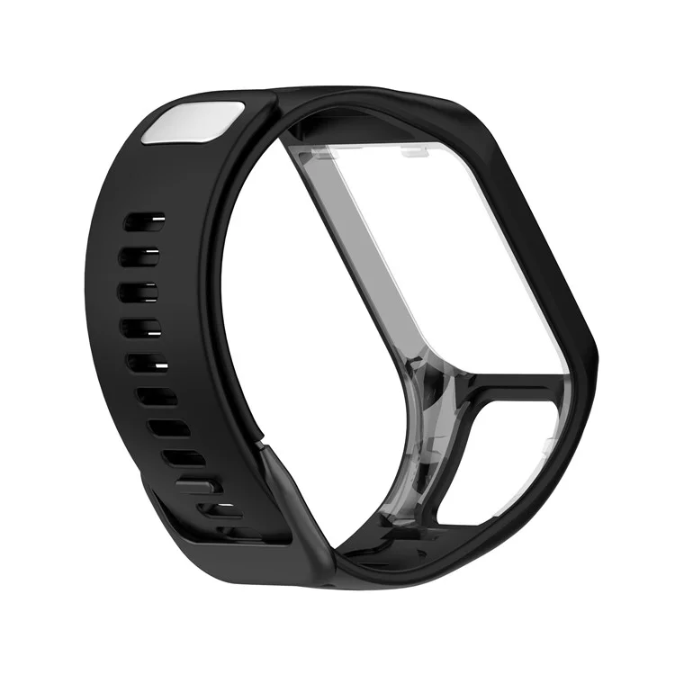 Reemplazo de Correa de Reloj de Silicona para TomTom Spark/Runner 3/2 - Negro