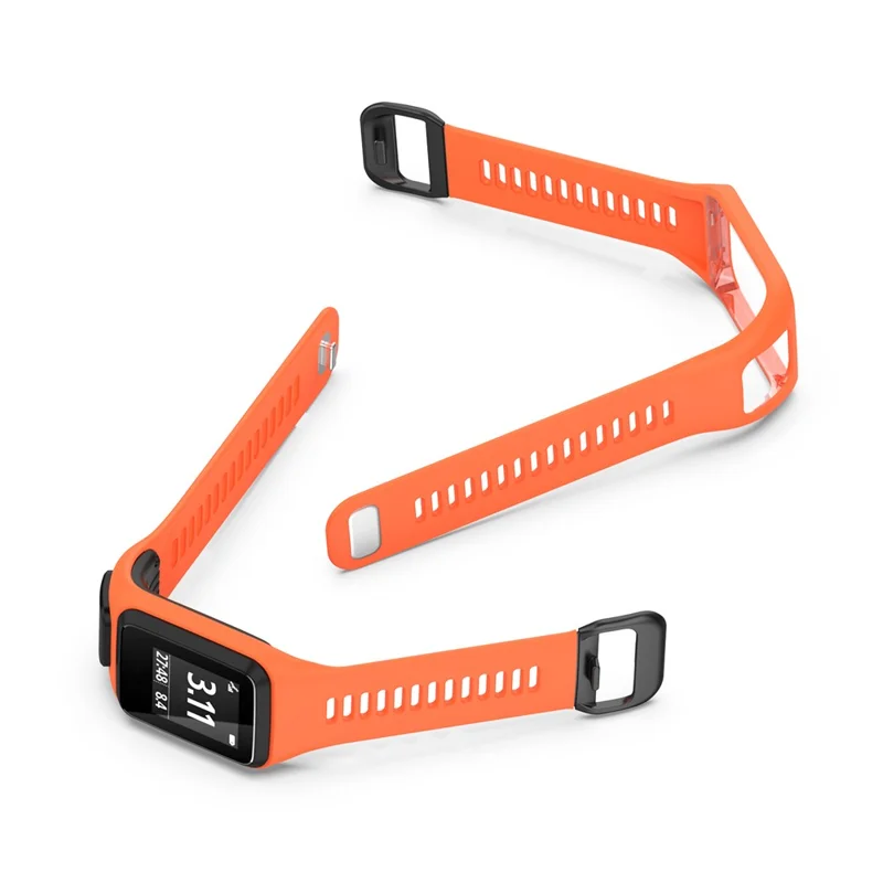 Correa de Reloj de Silicona de Repuesto para TomTom Spark/Runner 3/2 - Naranja