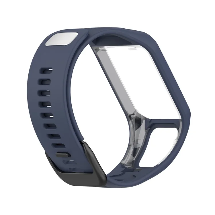 Bracelet de rechange en silicone pour TomTom Spark/Runner 3/2 - Bleu