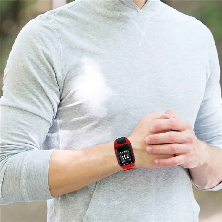 Bracelet de rechange en silicone pour TomTom Spark/Runner 3/2 - Bleu