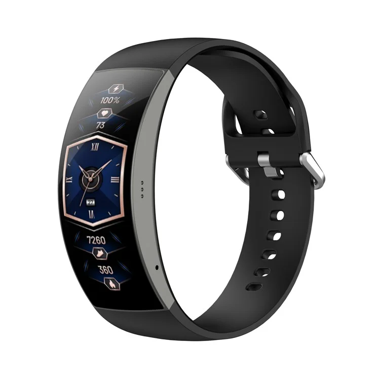 Substituição Silicone Smart Watch Band Wrist Strap Para Huami Amazfit X, Tamanho: S - Preto