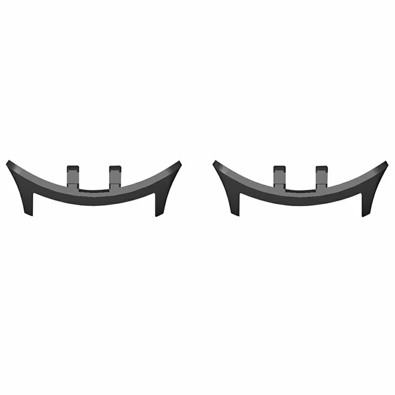 1 Paar Metallverbinder für vivo Watch 5 / iQOO Watch 5 Armband mit 20 mm Innendurchmesser - Schwarz