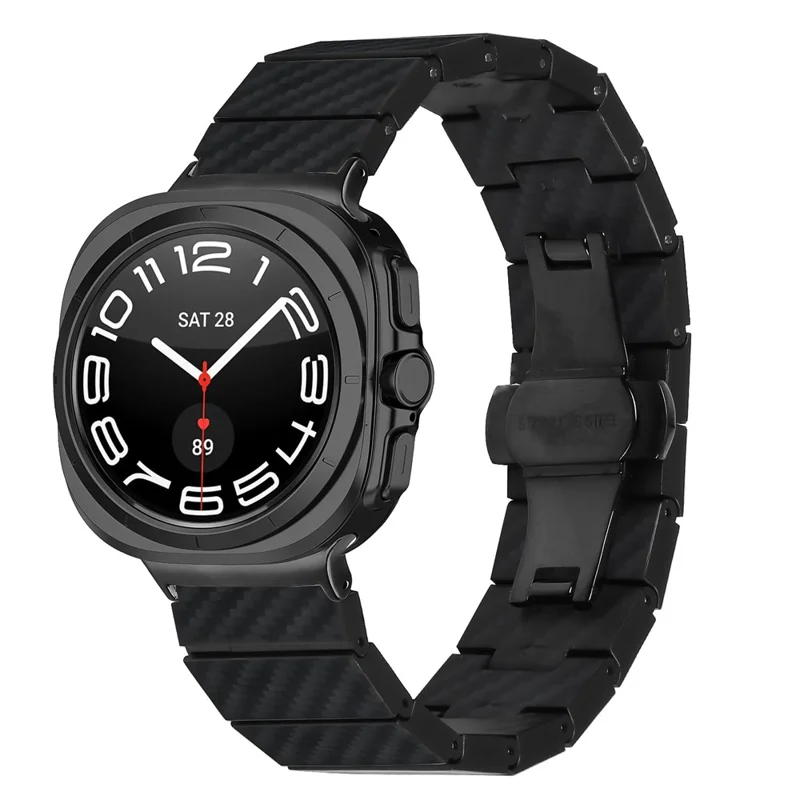 Replacement Strap for Samsung Galaxy Watch8 44mm / 40mm / 8 Classic 46mm Carbon Fiber Waterproof Watch Band
