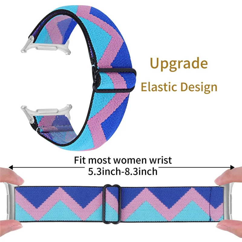 Cinturino di Design con Connettore Nero per Samsung Galaxy Watch Ultra (2025) 47mm Cinturino Elastico per Orologio - 1