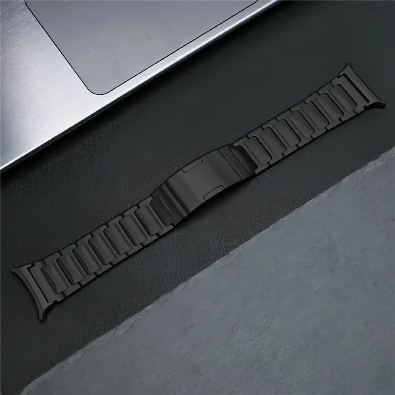 Watch Strap for Samsung Galaxy Watch8 44mm / 40mm / Watch8 Classic 46mm Titanium Alloy Band - Black
