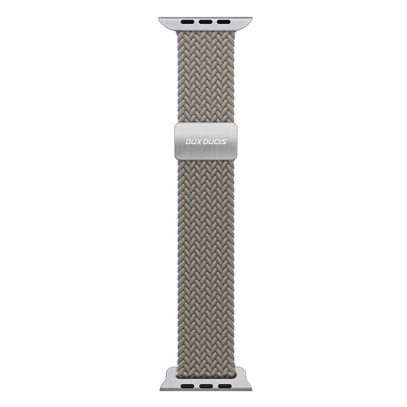 DUX DUCIS Ultra Series Watch Band For Apple Watch Series 10 9 8 7 SE 6 5 4 3 2 1 42mm 41mm 40mm 38mm Elastic Nylon Magnetic Strap - Clay