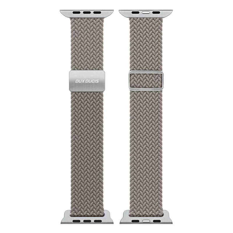 DUX DUCIS Ultra Series Watch Band For Apple Watch Series 10 9 8 7 SE 6 5 4 3 2 1 42mm 41mm 40mm 38mm Elastic Nylon Magnetic Strap - Clay