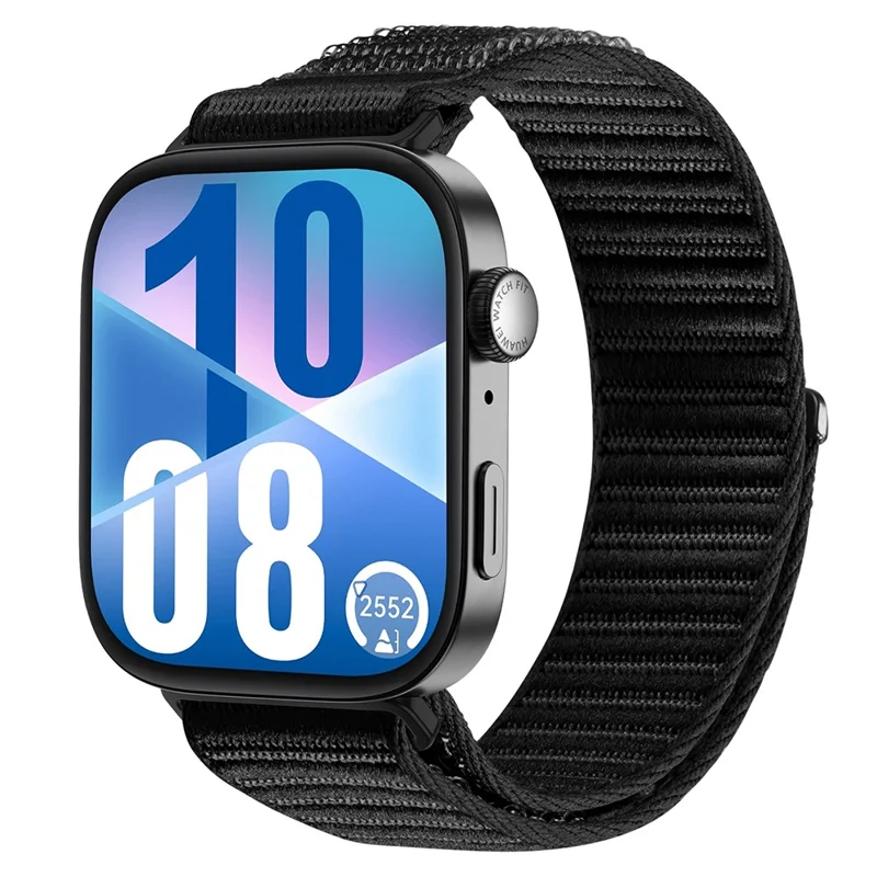 Cinturino DUX DUCIS Serie YE per Huawei Watch Fit 4 / Fit 4 Pro / Fit 3 - Nero in Nylon Intrecciato