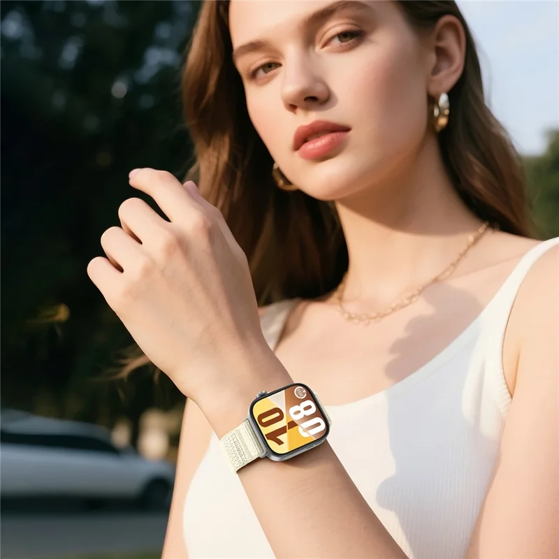 DUX DUCIS Serie YE Cinturino per Huawei Watch Fit 4 / Fit 4 Pro / Fit 3 Cinturino intrecciato in Nylon - Starlight