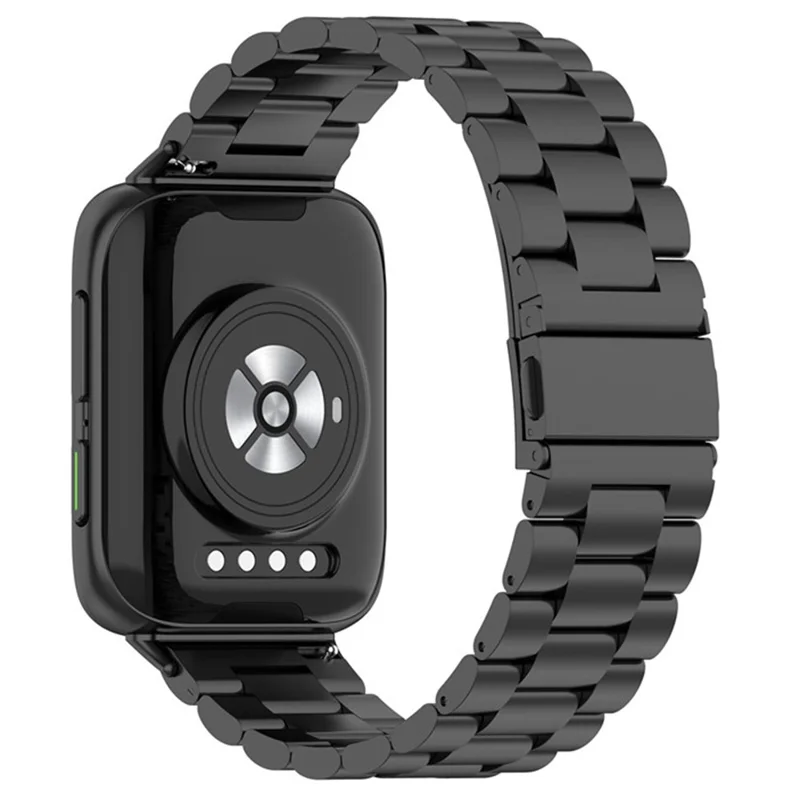 Cinturino per Oppo Watch 41mm in Lega di Titanio a 3 Maglie - Nero