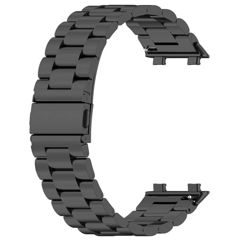 Cinturino per Oppo Watch 41mm in Lega di Titanio a 3 Maglie - Nero