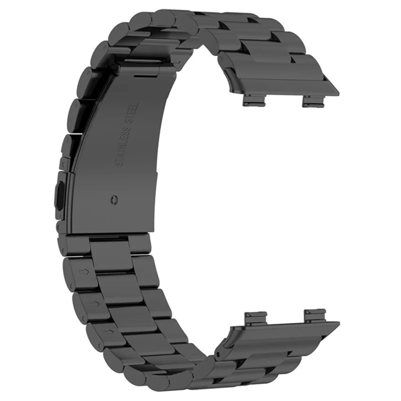 Cinturino per Oppo Watch 46mm in lega di titanio con 3 perline - Nero