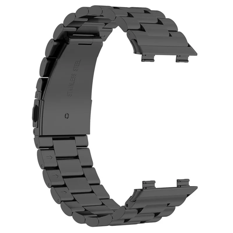 Bracelet de montre pour Oppo Watch 2 46mm en alliage de titane à 3 maillons - Noir