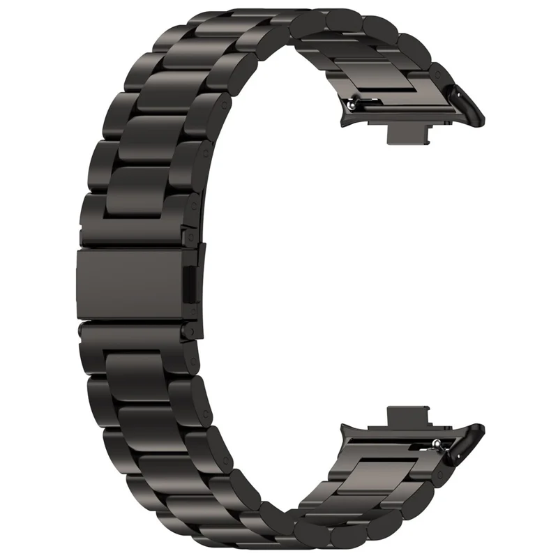 Armband für Xiaomi Redmi Watch 5 / 4 / Smart Band 9 Pro / 8 Pro Titanlegierung 3-Glieder Armband - Schwarz