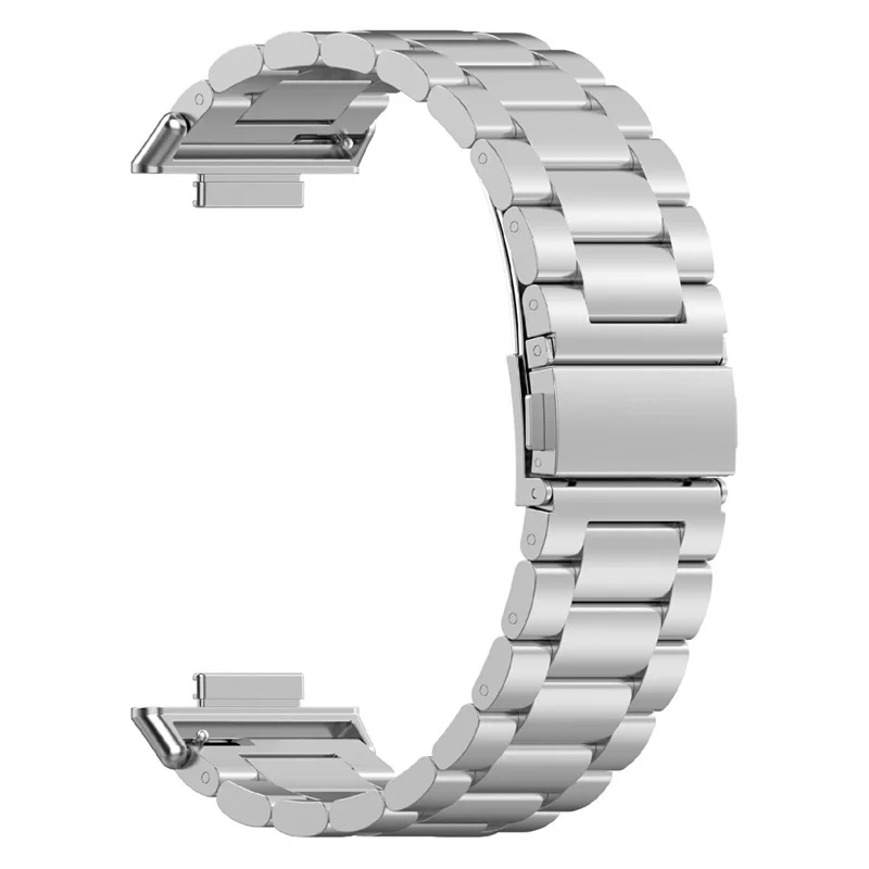 Cinturino per Huawei Watch Fit 2 in lega di titanio con 3 perle - Argento