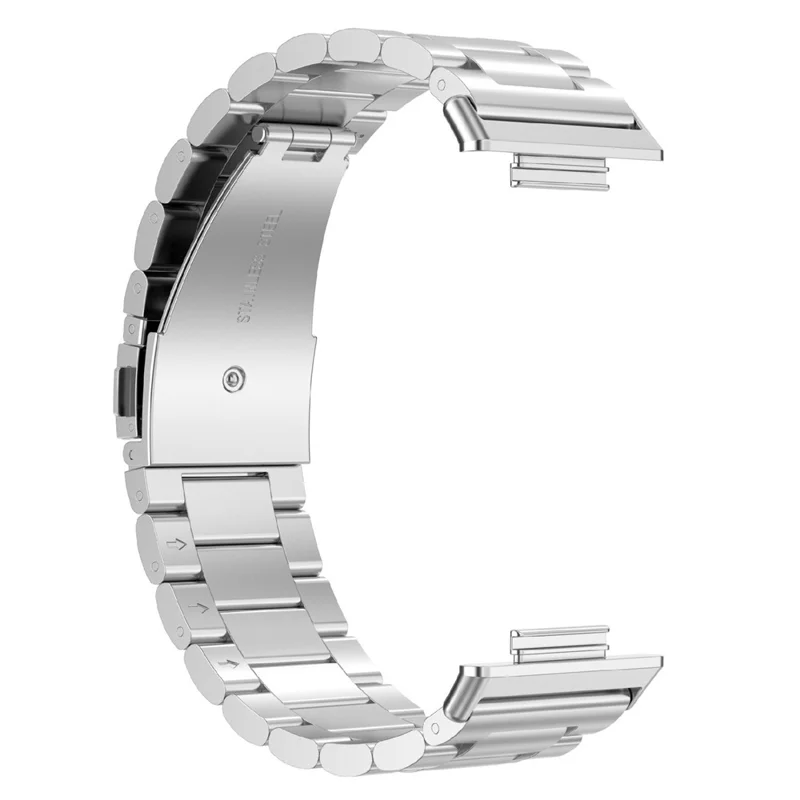 Cinturino per Huawei Watch Fit 2 in lega di titanio con 3 perle - Argento